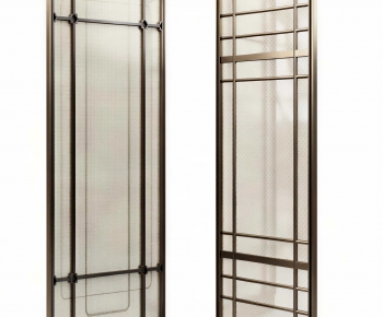 New Chinese Style Glass Screen Partition-ID:849437956