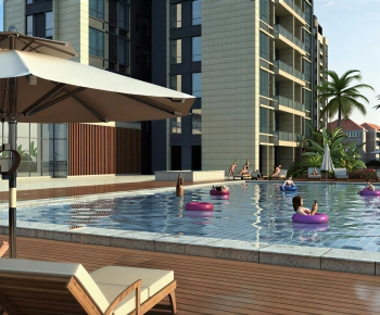 Modern Swimming Pool-ID:218157051