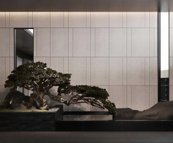 New Chinese Style Plant Landscaping-ID:102460456