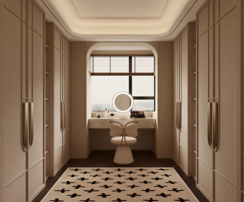 French Style Clothes Storage Area-ID:593034984