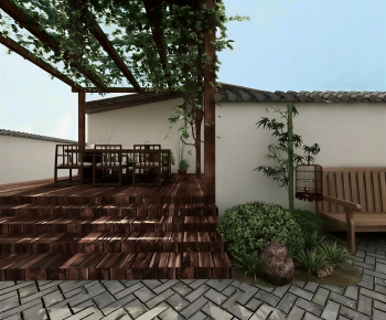 New Chinese Style Courtyard/landscape-ID:462014911