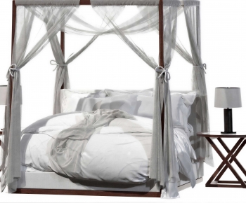 Modern Double Bed-ID:322260979