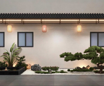 New Chinese Style Plant Landscaping-ID:585350998