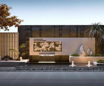 New Chinese Style Rockery Waterscape-ID:283221964