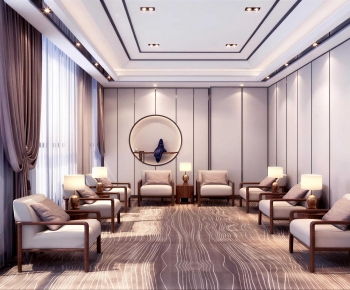 New Chinese Style Reception Room-ID:789810905