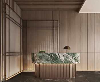Modern Reception Desk-ID:730559117
