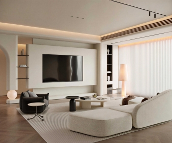 Modern A Living Room-ID:266607059