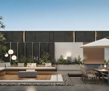 Modern Courtyard/landscape-ID:291837936