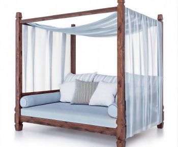 Chinese Style Double Bed-ID:915923125