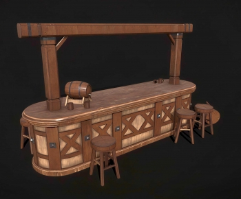 Retro Style Counter Bar-ID:443432095