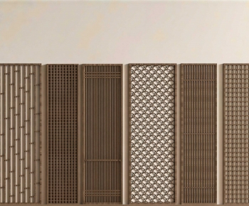 New Chinese Style Wooden Screen Partition-ID:772288081