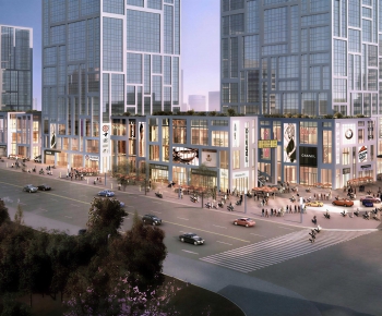 Modern Commercial Street-ID:503953932