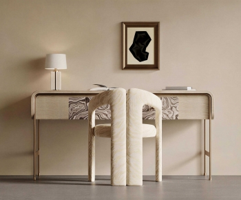 Modern Computer Desk And Chair-ID:747066973