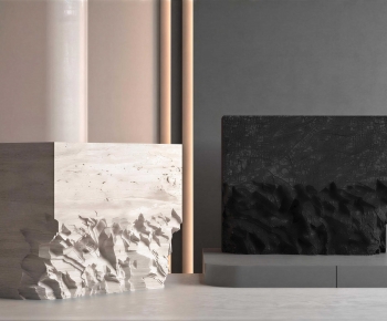 Wabi-sabi Style Reception Desk-ID:941493993