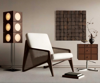Wabi-sabi Style Lounge Chair-ID:364830548