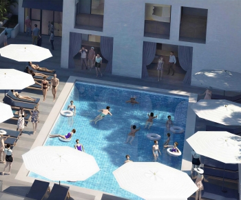 Modern Swimming Pool-ID:900909907