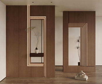 Modern Wooden Screen Partition-ID:282888894