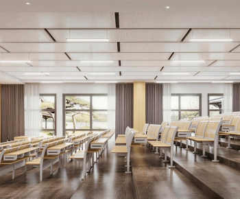 Modern School Classrooms-ID:809375054