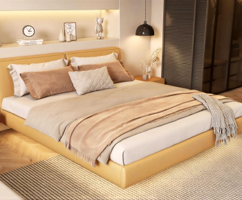 Modern Double Bed-ID:274662021