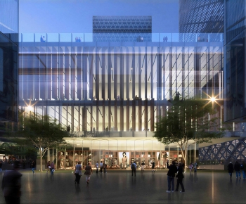 Modern Appearance Of Commercial Building-ID:830496076