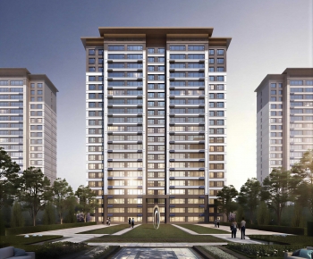 New Chinese Style Residential Building-ID:399158004