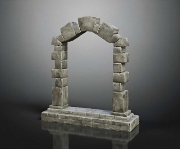 Modern Building Component-ID:187397963