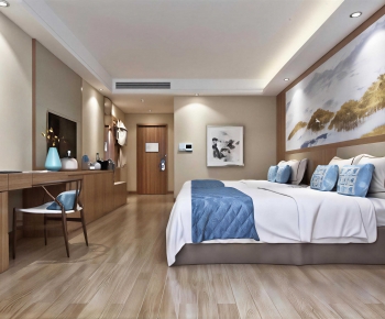New Chinese Style Bedroom-ID:455708985