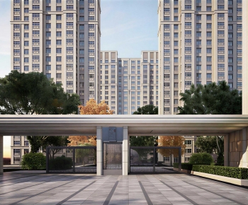 New Classical Style Facade Element-ID:283382895
