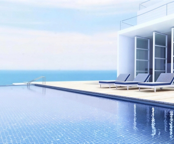 Modern Swimming Pool-ID:414031036
