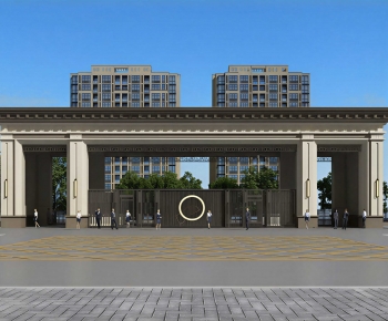New Classical Style Facade Element-ID:461170747