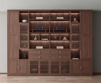 New Chinese Style Bookcase-ID:789921052