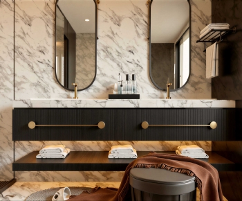 Modern Bathroom Cabinet-ID:683286918