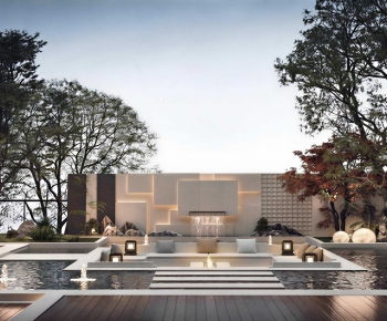 Modern Courtyard/landscape-ID:588881022
