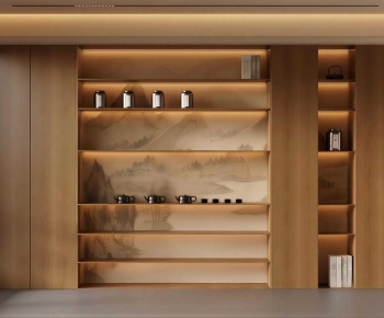 New Chinese Style Decorative Cabinet-ID:920066124