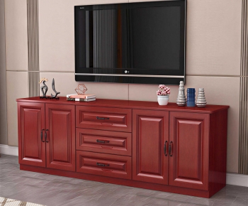 Simple European Style TV Cabinet-ID:379331183