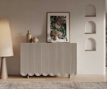 Wabi-sabi Style Side Cabinet-ID:857851987