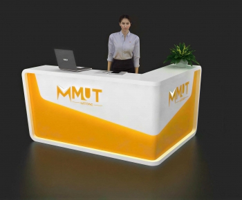 Modern Reception Desk-ID:123754981