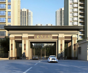 New Classical Style Facade Element-ID:387307885