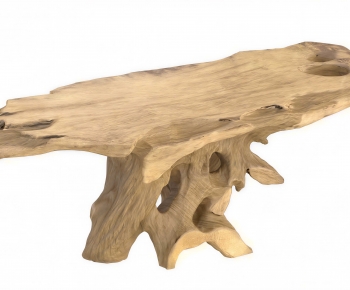 Wabi-sabi Style Coffee Table-ID:871880173