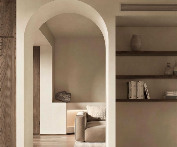 Wabi-sabi Style Hallway-ID:446865086