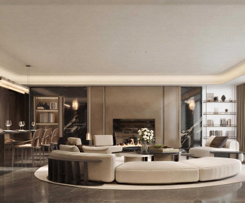 Modern A Living Room-ID:205317027