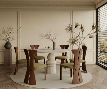 Modern Dining Table And Chairs-ID:591797115