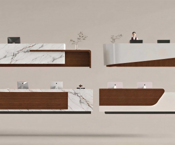 Modern Reception Desk-ID:852521905