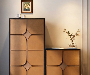 Wabi-sabi Style Side Cabinet-ID:219470987