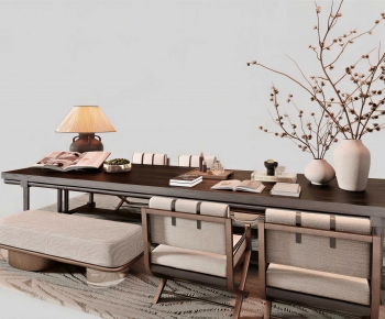 New Chinese Style Leisure Table And Chair-ID:796225074