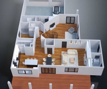 Modern A Bird's-eye View Of Home Decoration-ID:361735112
