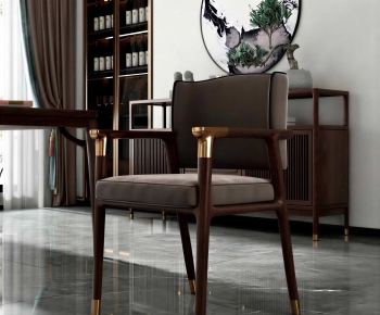 New Chinese Style Dining Chair-ID:106709013