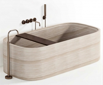 Wabi-sabi Style Bathtub-ID:126691108