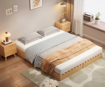 Japanese Style Double Bed-ID:247977023