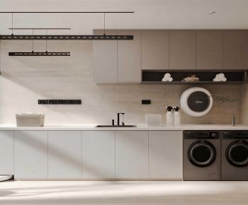 Modern Balcony Laundry Room-ID:841701081